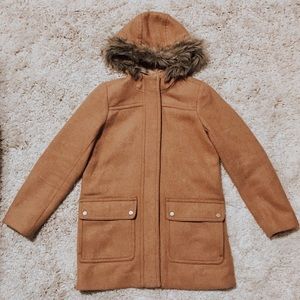 JCrew Women’s Wool-Blend Parka - Size 4